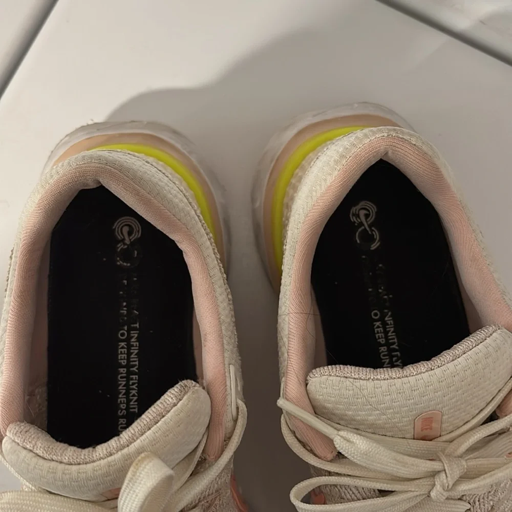 Nike React Infinity Run FK 3 Sail Rose White Running Shoes Women’s  Size 8.5